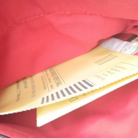 Dooney & Bourke Nylon Double Zip Crossbody Bag Coral Small Size - Picture 9 of 9